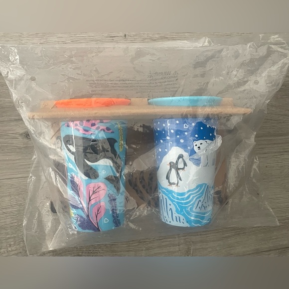 NWT Munchkin Miracle Cup Set Whale and Polar Bear - Picture 1 of 9